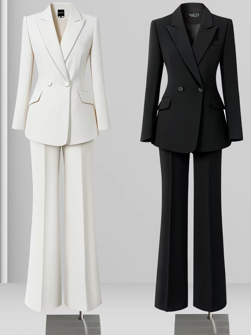 Elegant Tailored Two-Piece Suit Set
