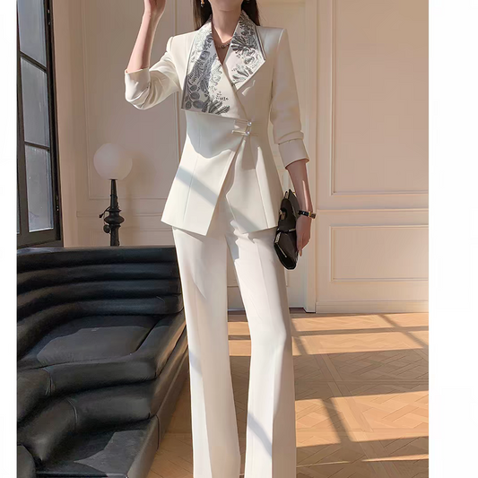 Chic tailored pantsuit