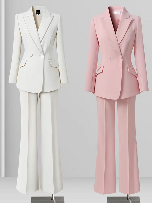 Elegant Tailored Two-Piece Suit Set