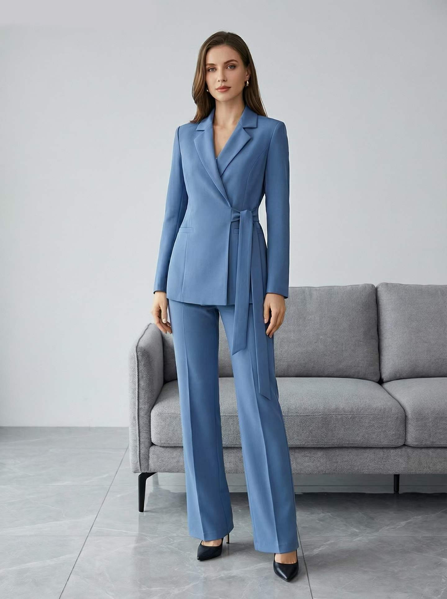 Elegant Women’s 2-Piece Tailored Suit Set