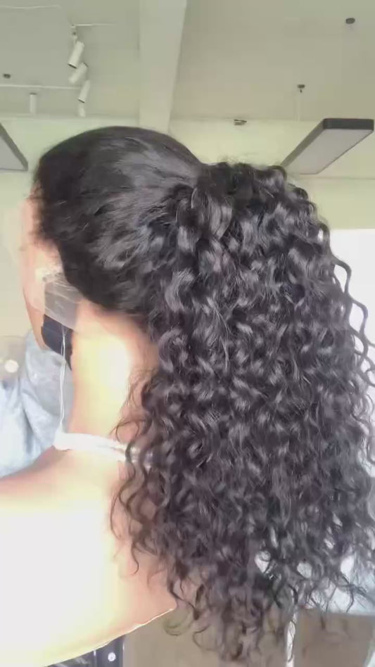Water wave 360 lace wig grade 13A