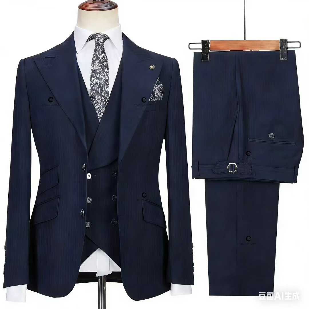 Premium Men’s 3-Piece Suit Set