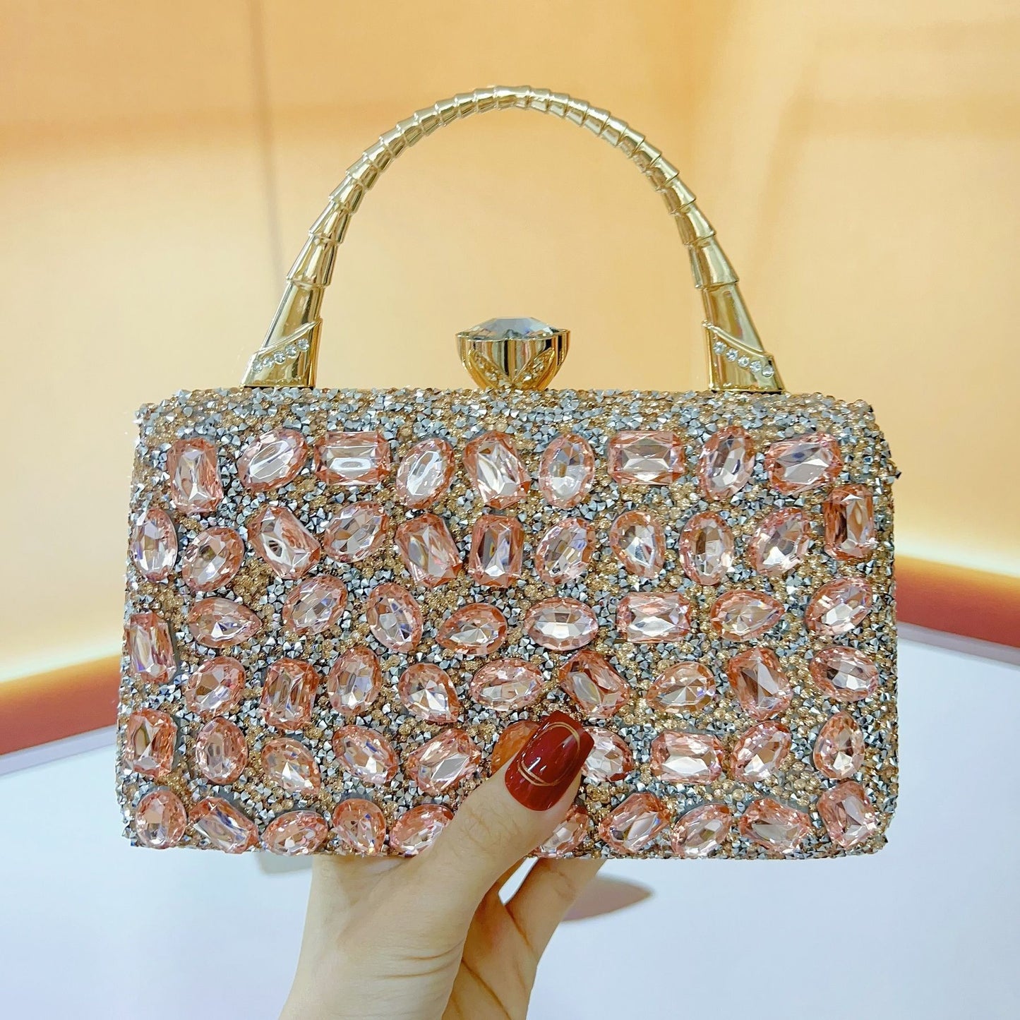 Luxury Crystal Evening Clutch Bag