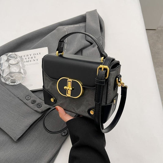 Elegant Mini Top-Handle Crossbody Bag