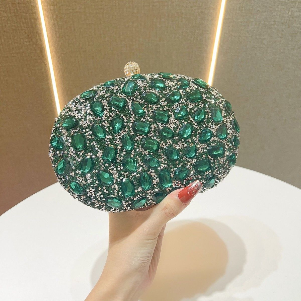 Luxury Crystal Evening Clutch Bag