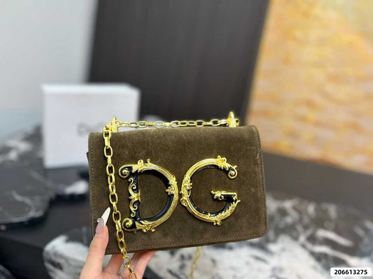 Luxury Statement Chain Shoulder Bag/ animal print