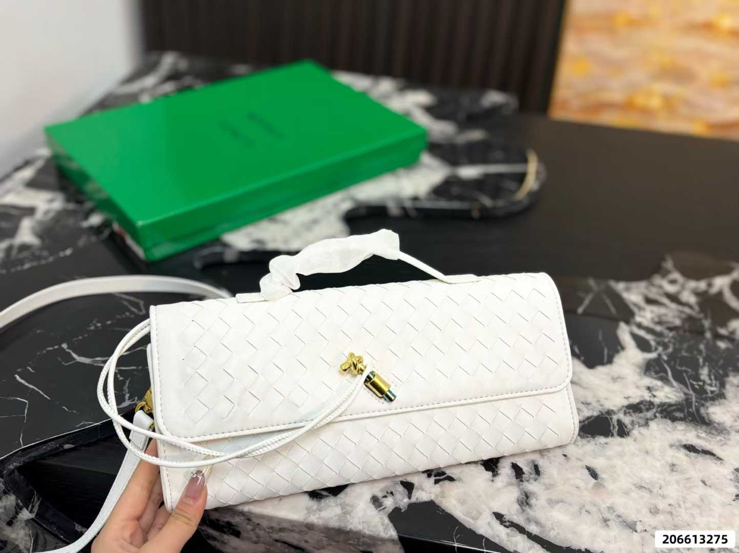 Woven Leather Mini Shoulder Bag (Luxury Style)
