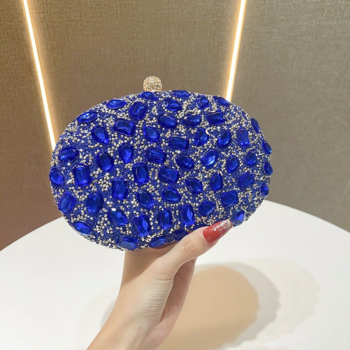 Luxury Crystal Evening Clutch Bag