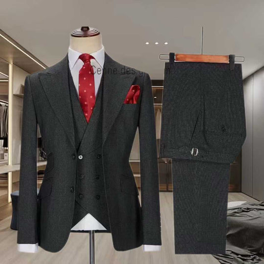 Premium Men’s 3-Piece Suit Set