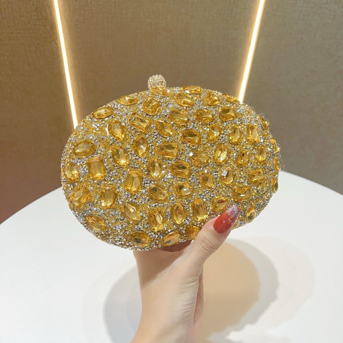 Luxury Crystal Evening Clutch Bag