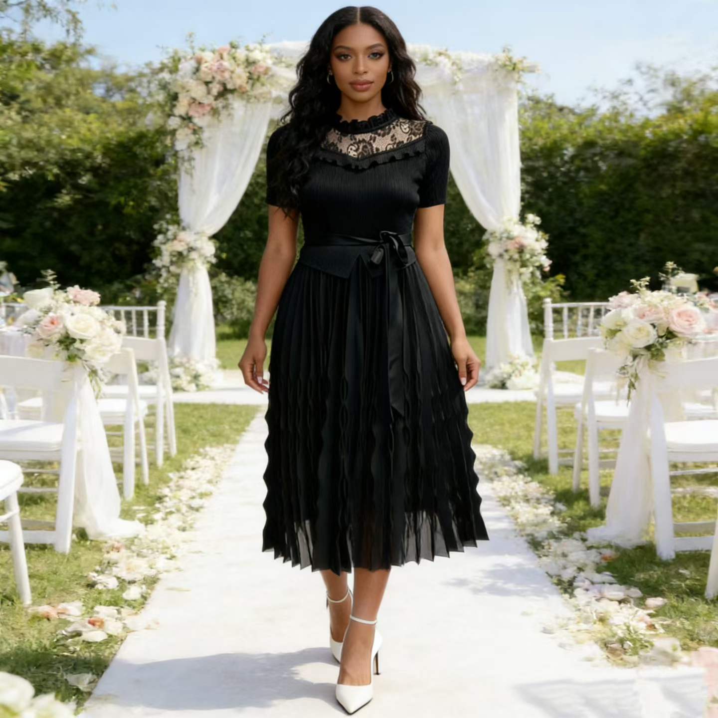 Elegant midi dress