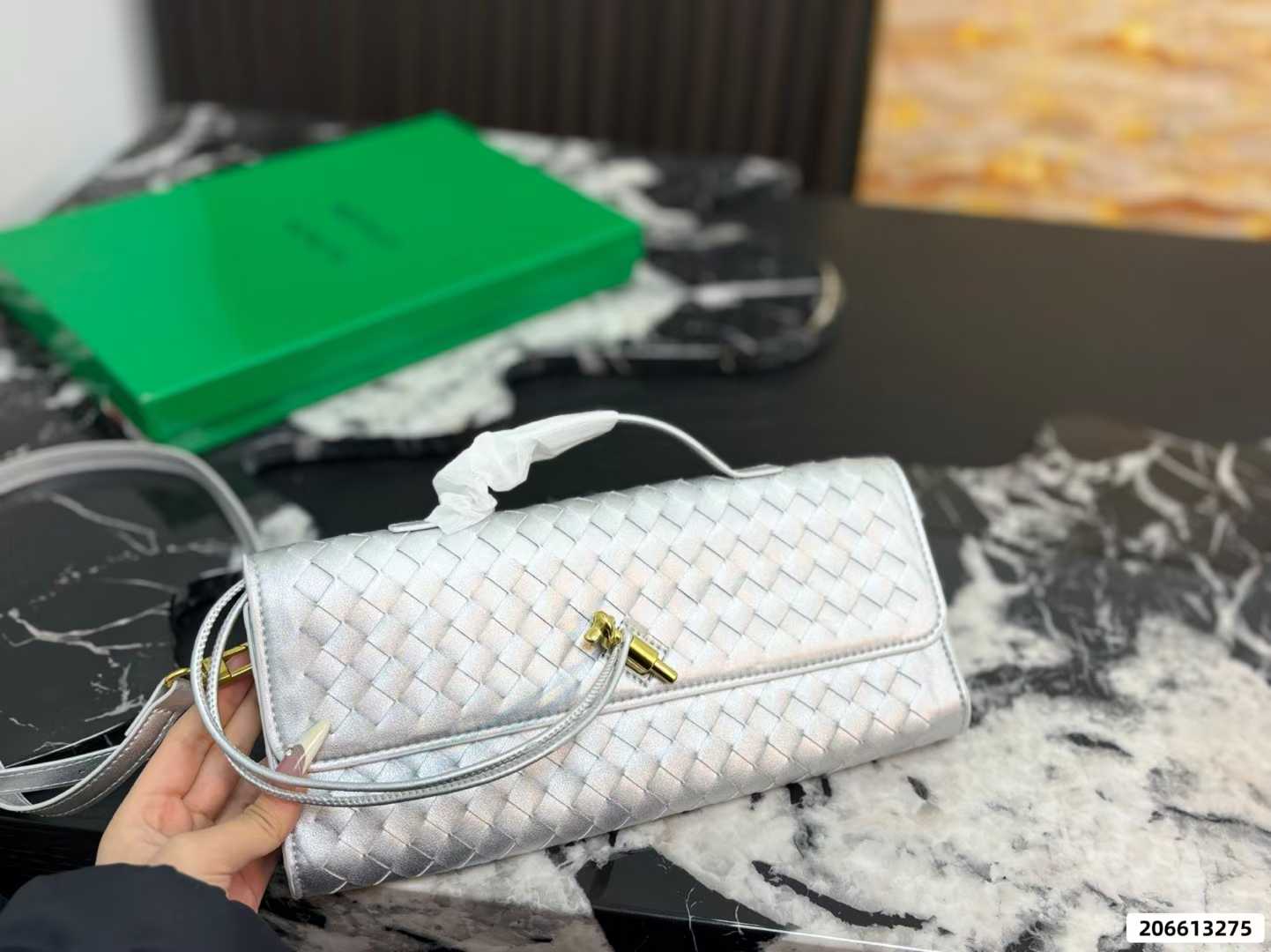 Woven Leather Mini Shoulder Bag (Luxury Style)