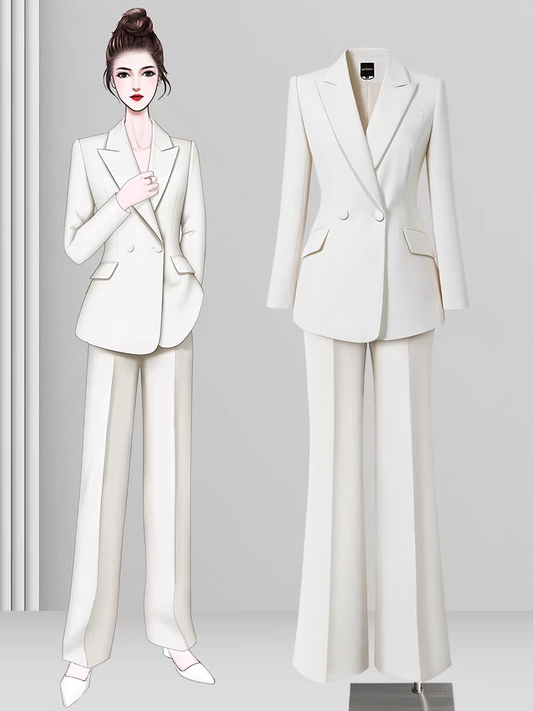 Elegant Tailored Two-Piece Suit Set