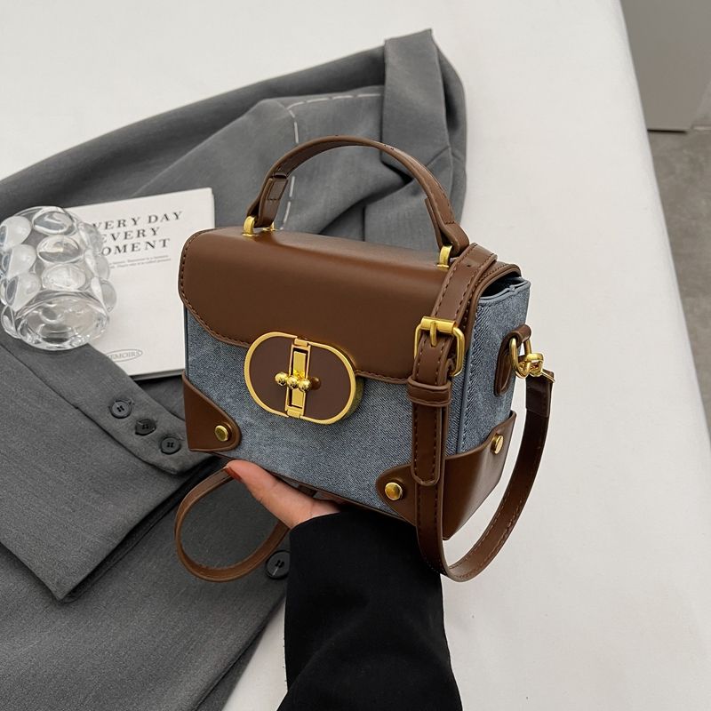 Elegant Mini Top-Handle Crossbody Bag