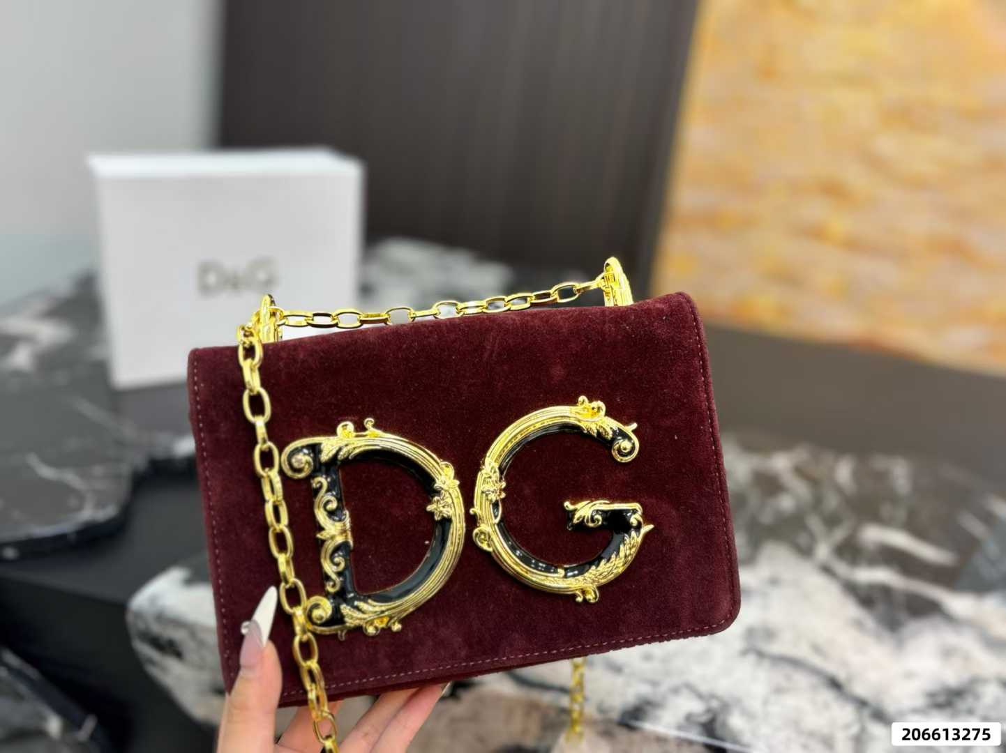 Luxury Statement Chain Shoulder Bag/ animal print