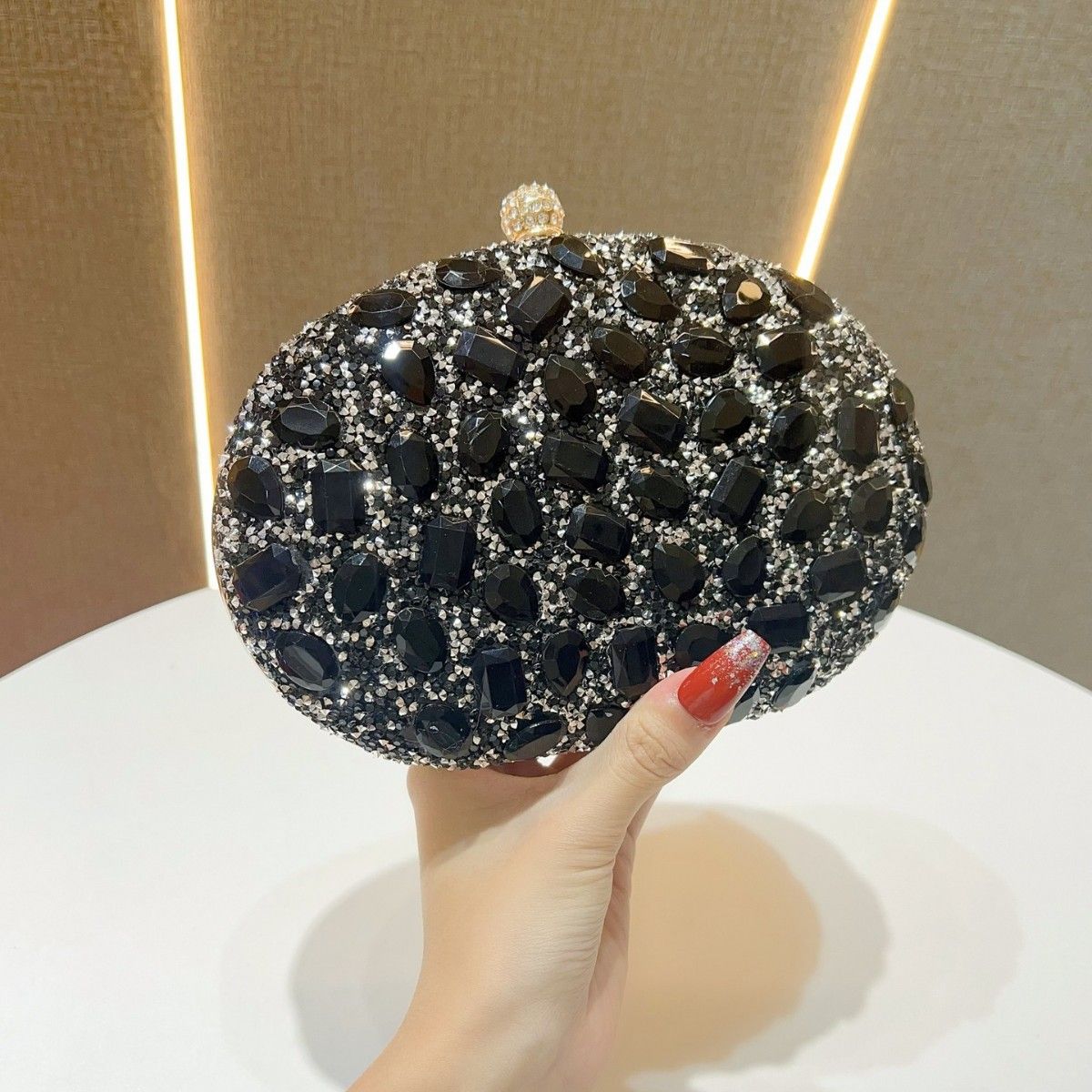 Luxury Crystal Evening Clutch Bag