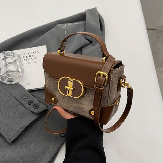 Elegant Mini Top-Handle Crossbody Bag