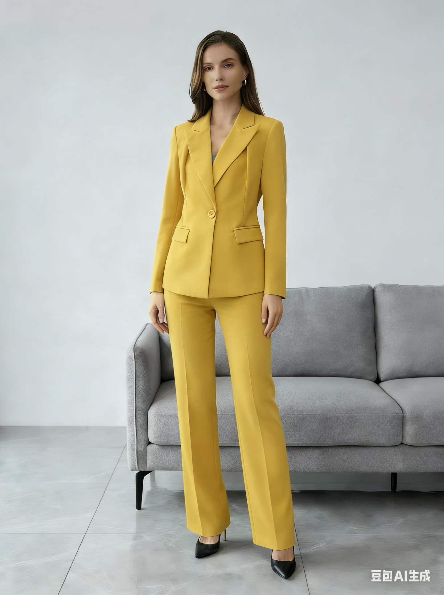 Elegant Women’s 2-Piece Tailored Suit Set
