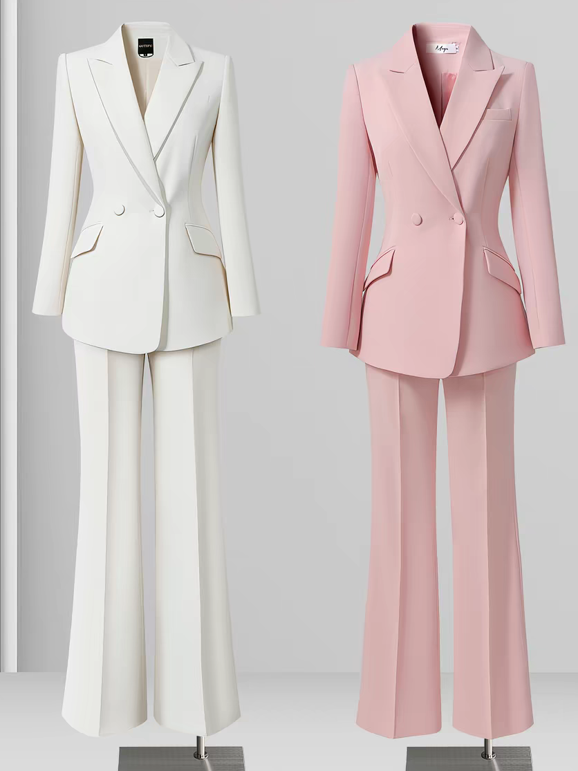 Elegant Tailored Two-Piece Suit Set