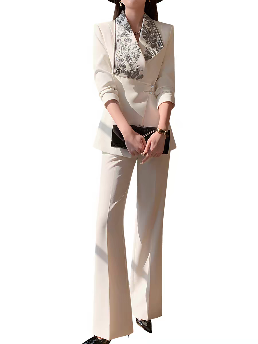 Chic tailored pantsuit