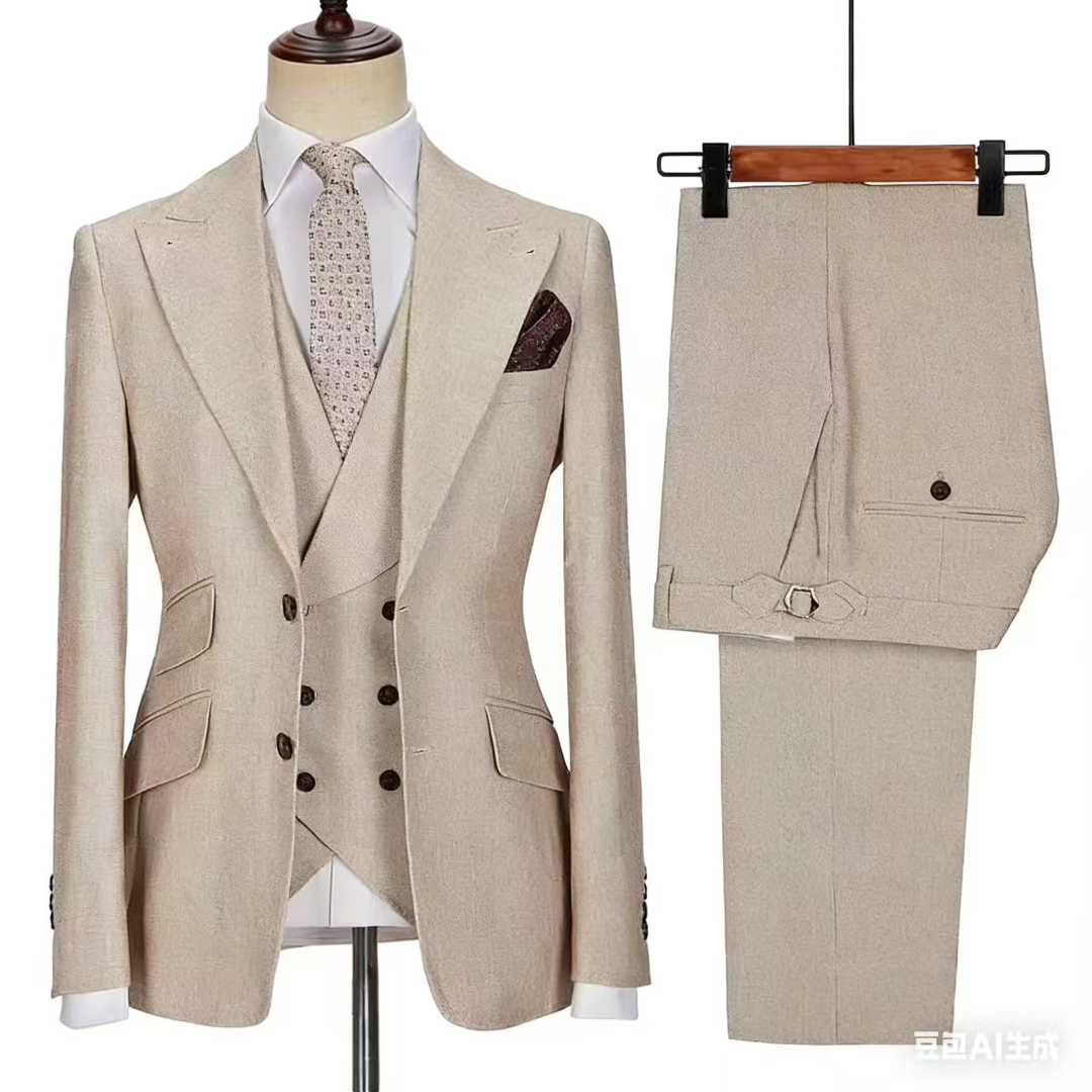 Premium Men’s 3-Piece Suit Set