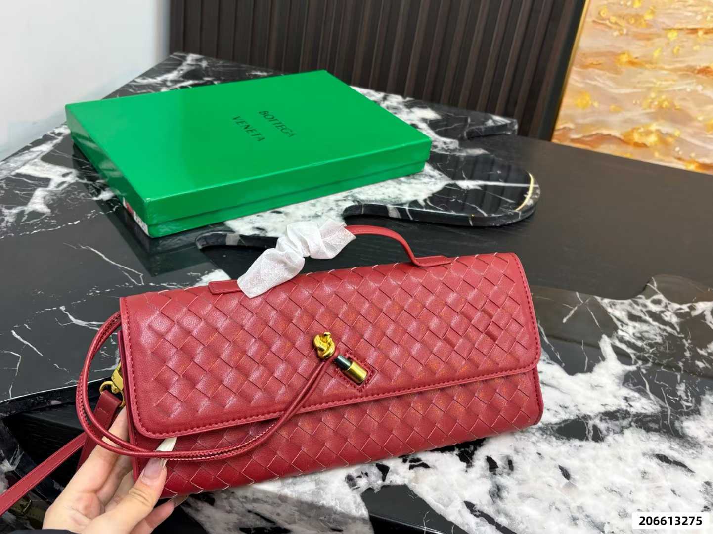 Woven Leather Mini Shoulder Bag (Luxury Style)