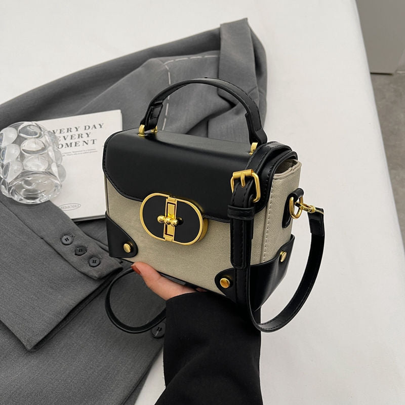 Elegant Mini Top-Handle Crossbody Bag